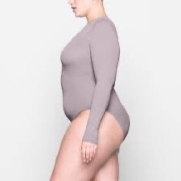 SKIMS Light Essential Dolman Sleeve Bodysuit Mink Womens 4X - Picture 12 of 12